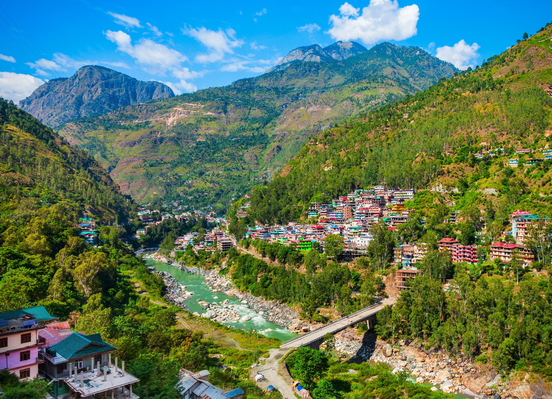 Rampur Bushahr town, Himachal Pradesh, India